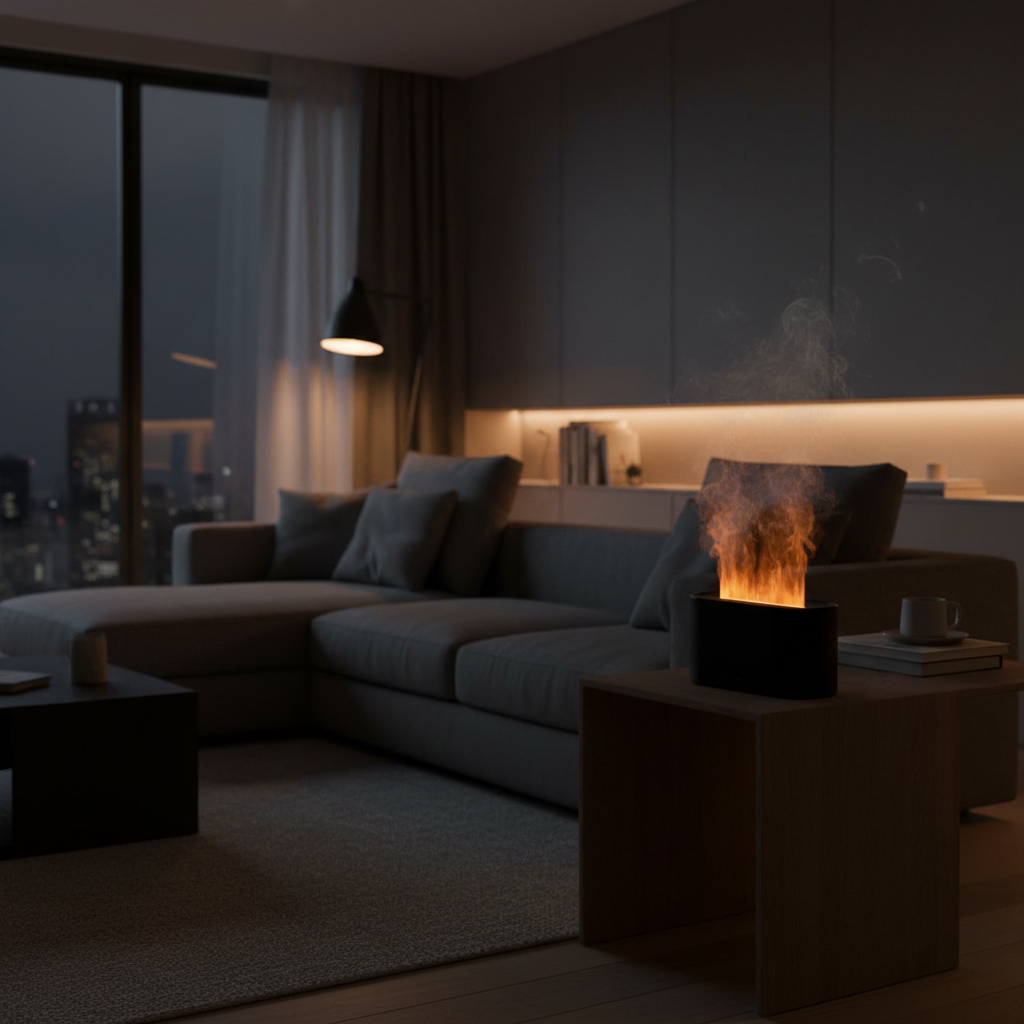 mach es in einem dunklen wohnzimmer und ohne die blüten